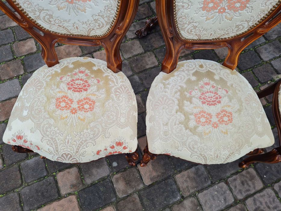 krzesła stylowe zestaw 4szt. krzesło barokowe