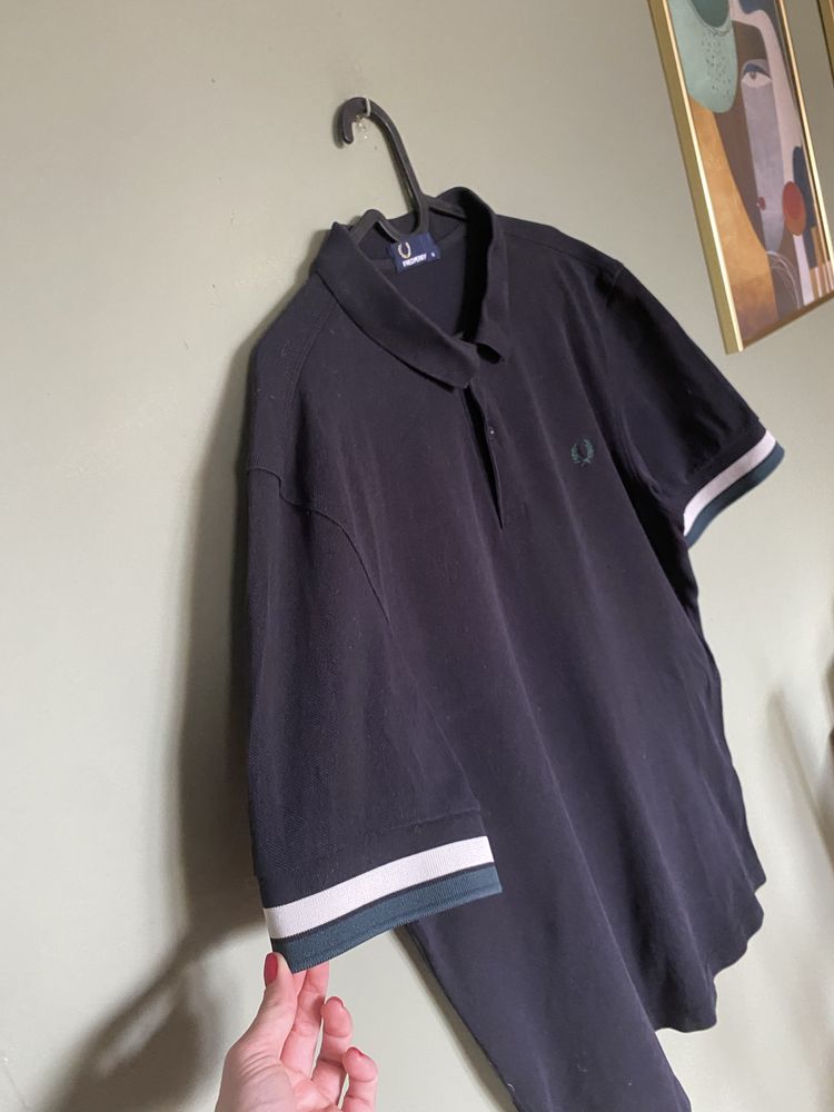 Klasyczne polo polówka Fred Perry XL granat zielen