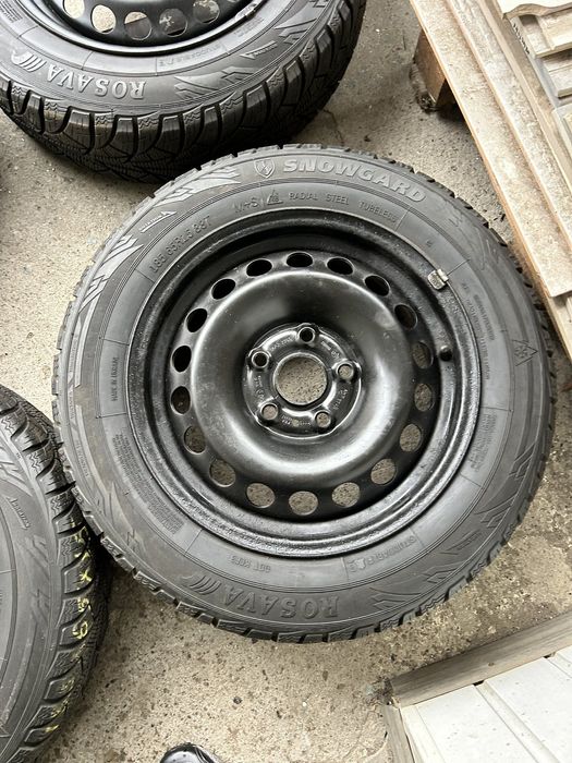 185/65 r15 шини зимові з дисками 5/112