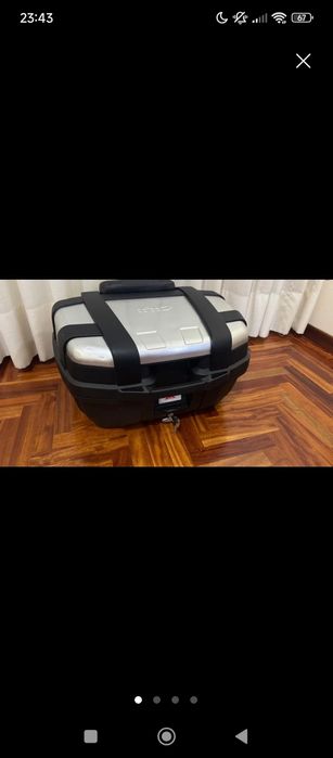 Givi trekker 52 L com encosto