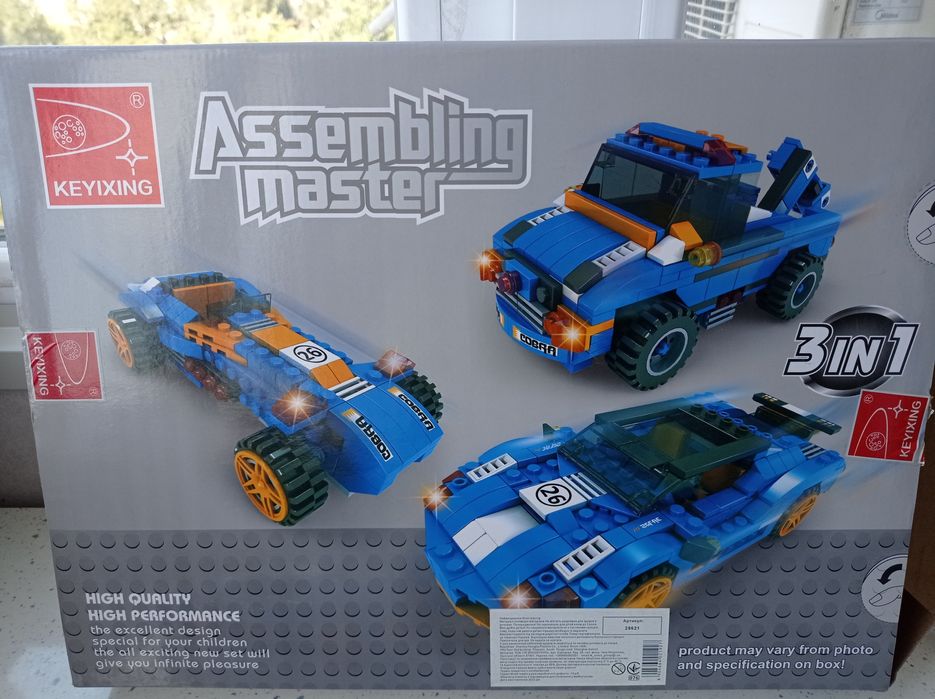 Конструктор AUSlNI 25621, Машина 3 в 1, 317 деталей