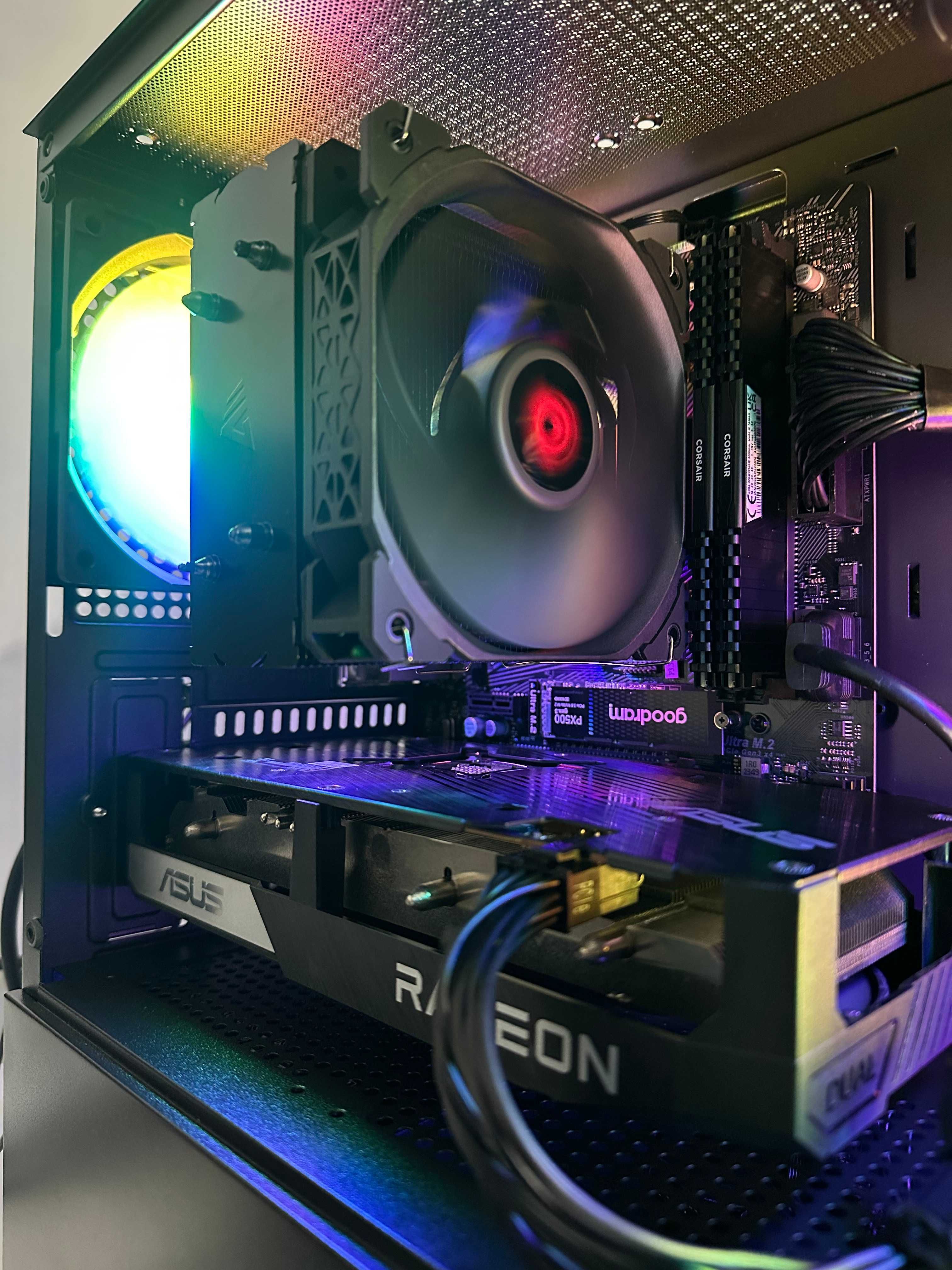Komputer gamingowy Ryzen 5600 RX 6600  32GB  1TB FV23% Gwarancja 24M