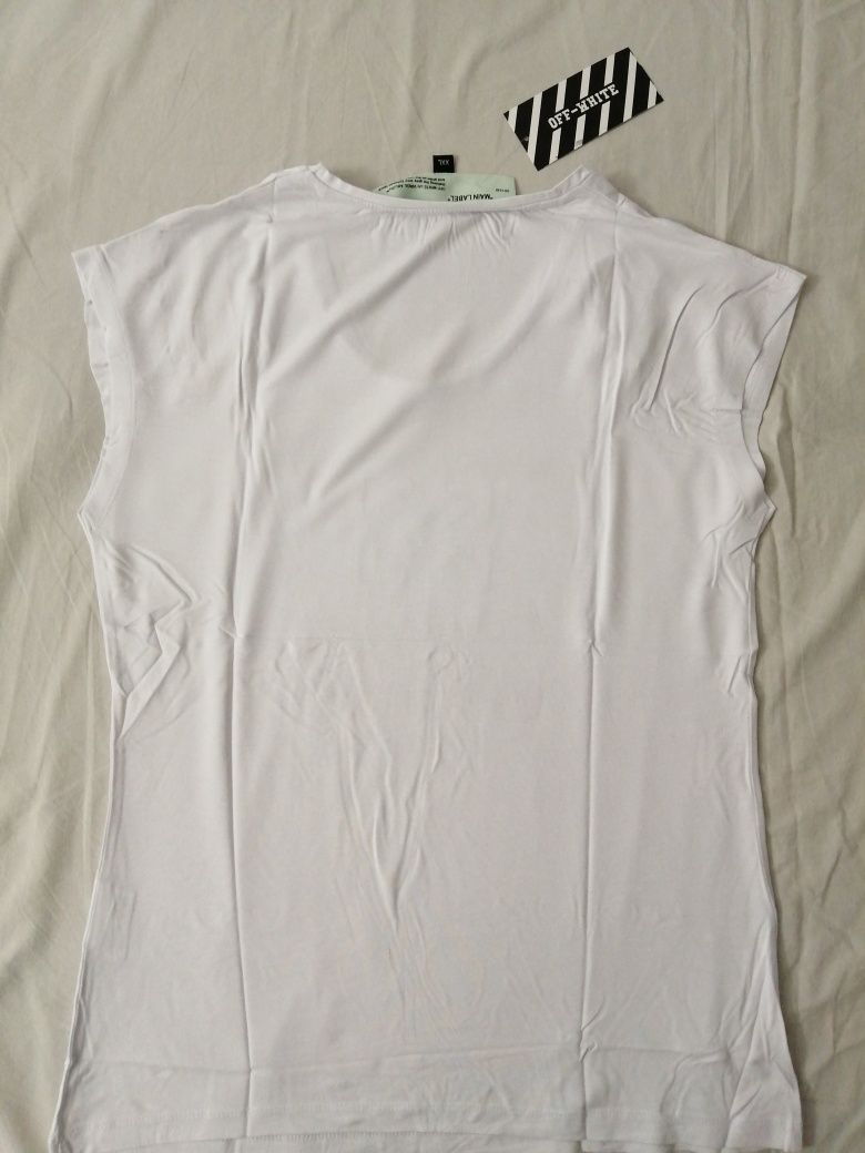 NOWA damska koszulka Off-White t-shirt Off White top