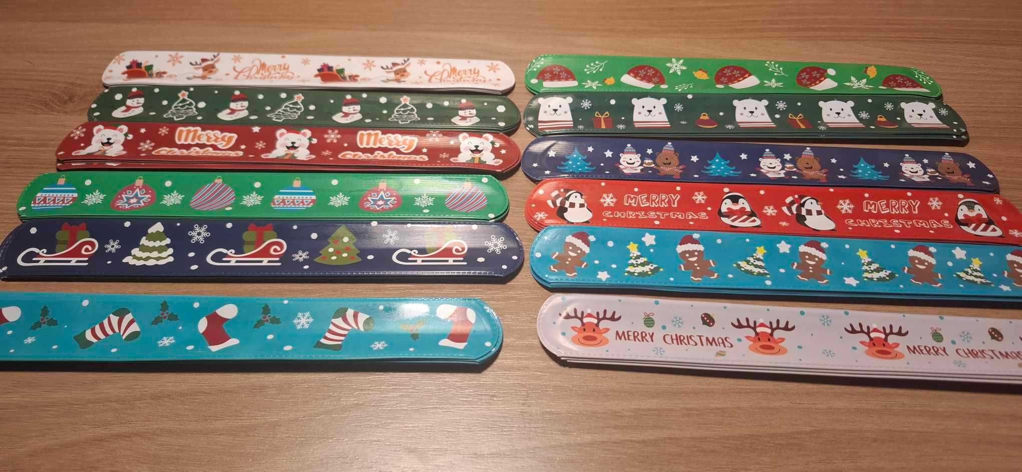 Super Świąteczne Opaski Na Rękę - Nagrody Dla Dzieci - Zestaw 48 Sztuk