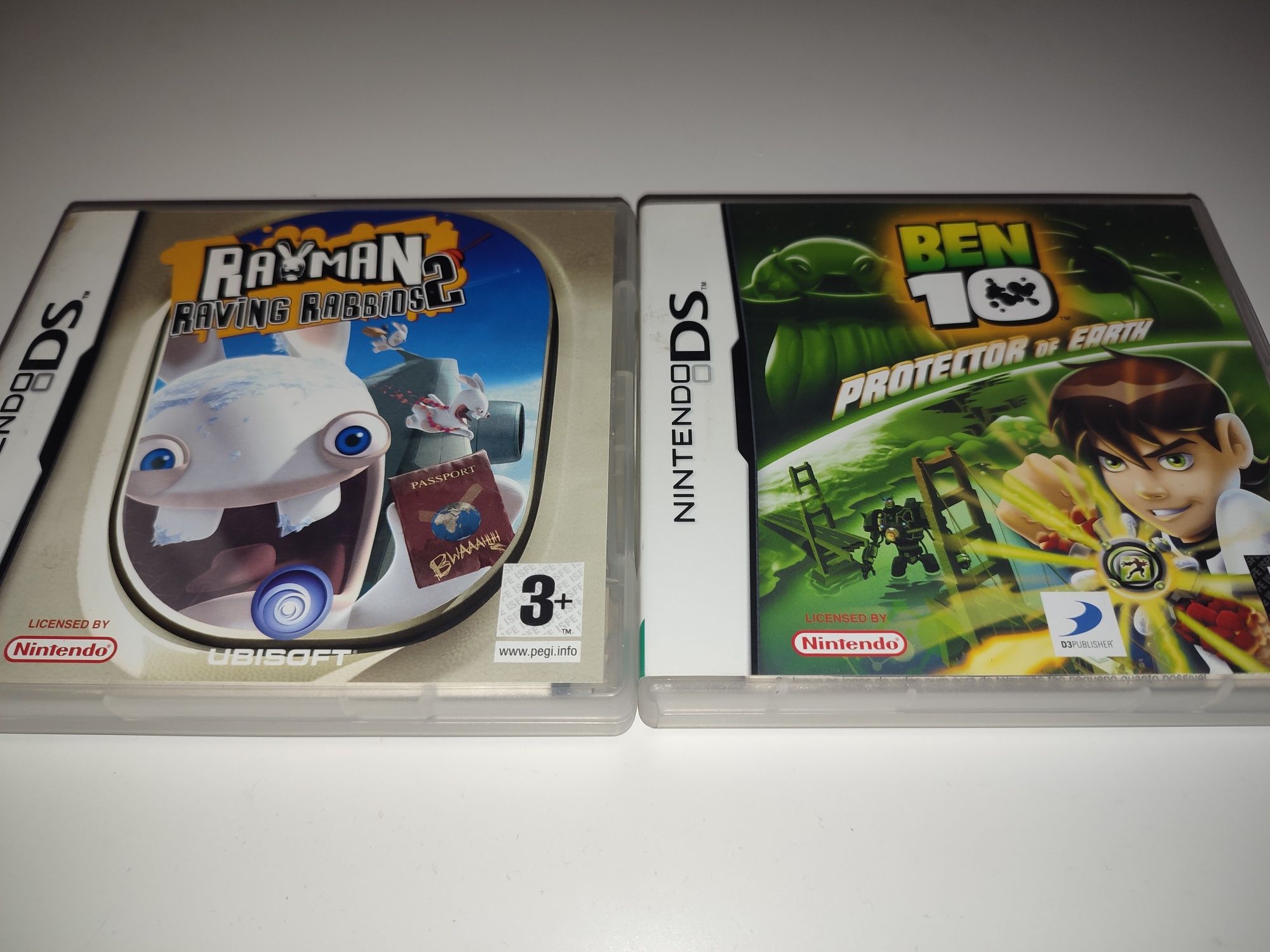 Zestaw komplet 2 gry Nintendo DS Ben 10 Rayman