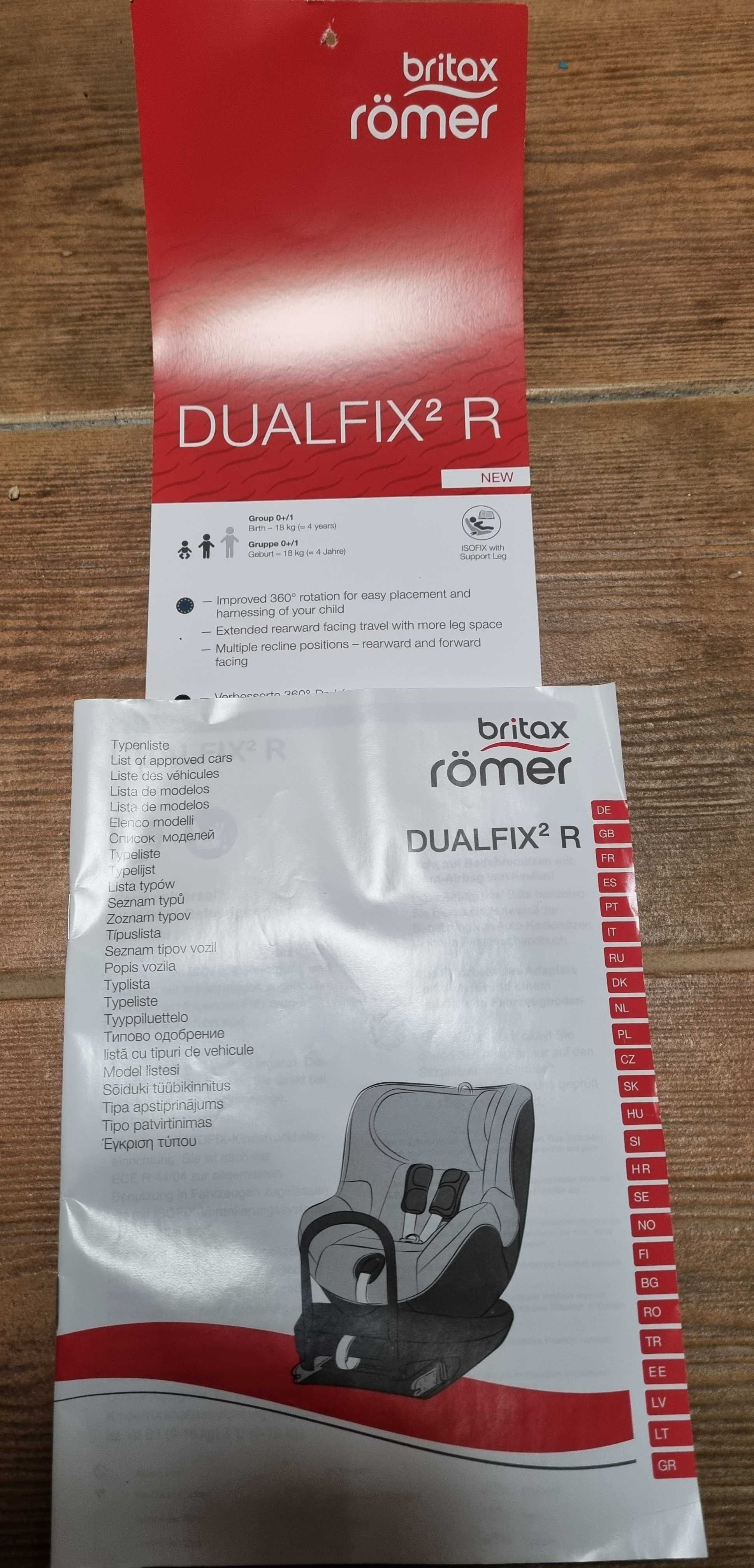 Cadeira Auto Britax Romer Dualfix 2R 360º