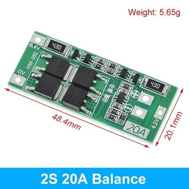 BMS LiIon 3.7V LiFePo4 3.2V 1S 2S 3S 4S 5S балансировка балансування