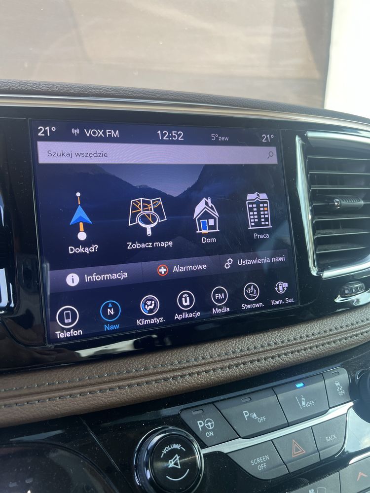 Konwersja radia Harman/Panasonic USA EU Jeep Dodge RAM Chrysler