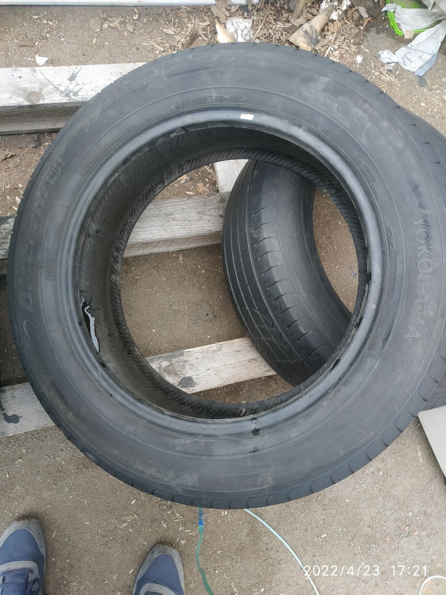 Шины резина лето 225/60 R18 Yokohama BluEarth e51