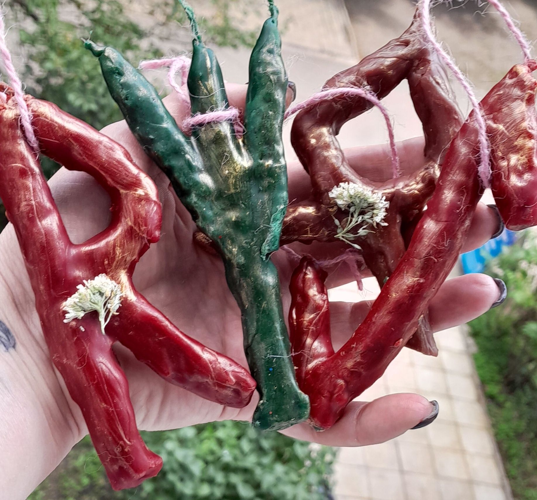 Свічки ручної роботи