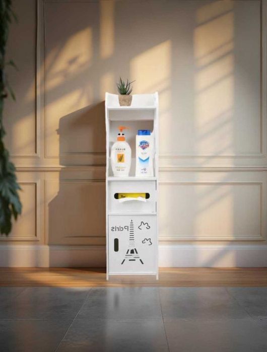 Пластикова поличка для ванної 80см вологостійка вміщає багато