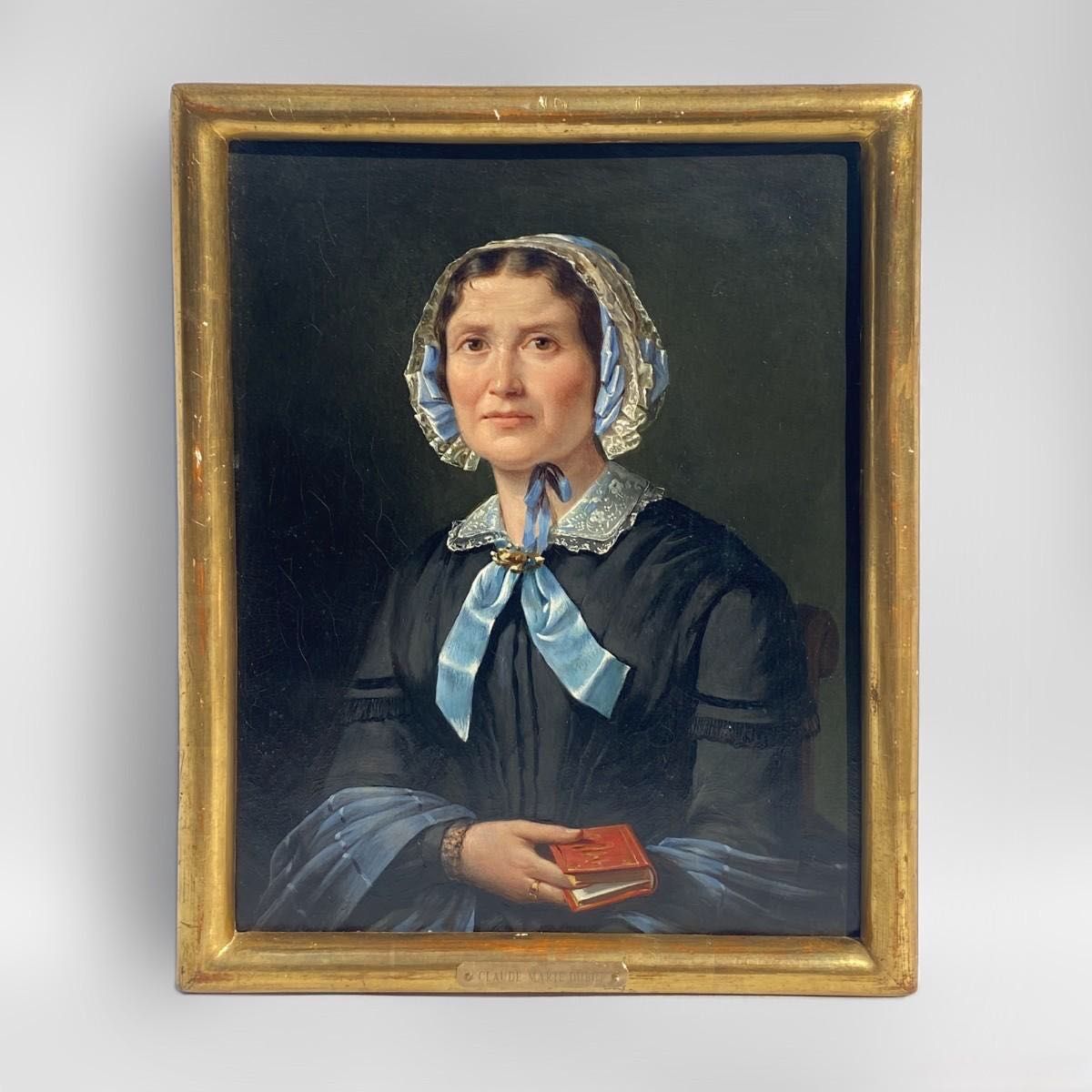 Клод-Мари Дюбюф (1790-1864) потрет «Дама из высшего общества»