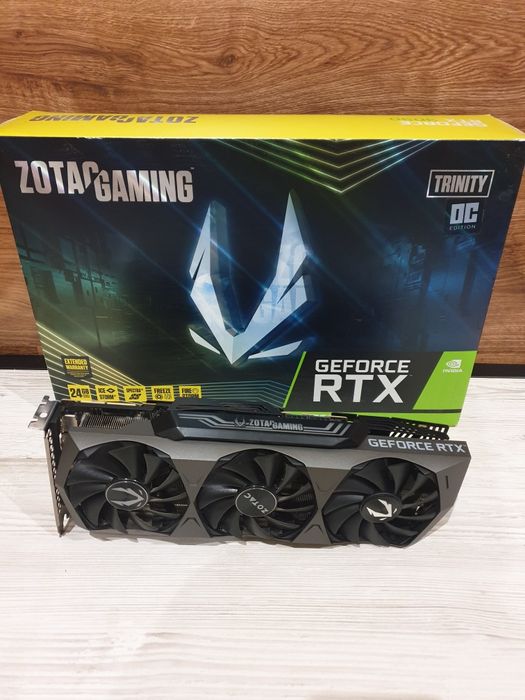 Продам видеокарту Zotac Gaming GeForce RTX 3090 Trinity 24gb