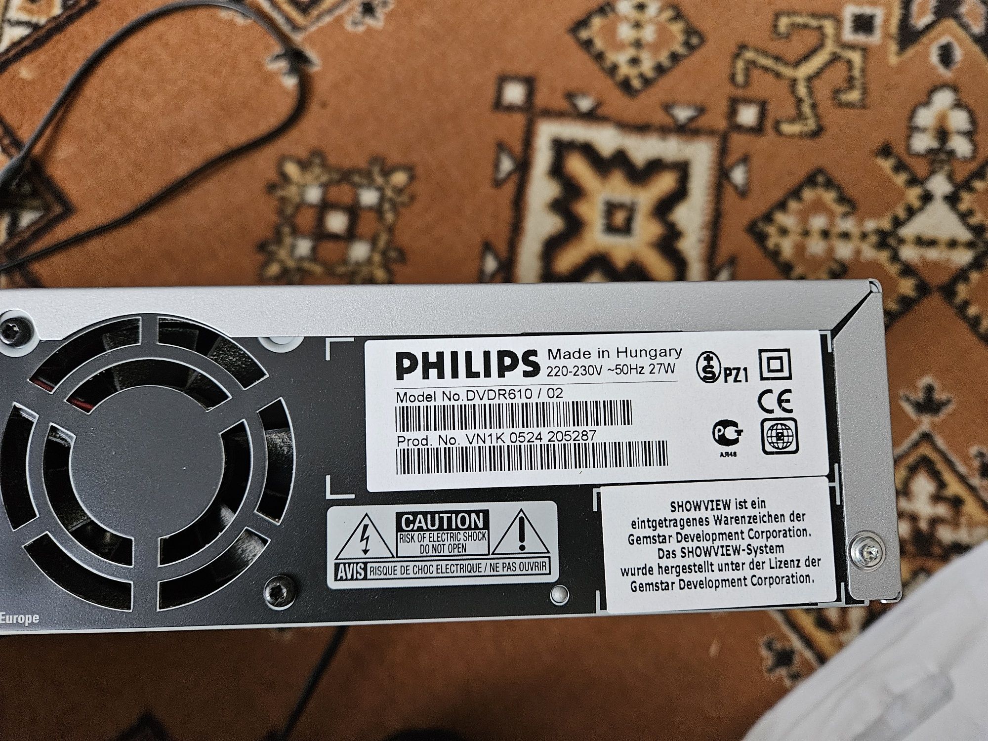 Nagrywarka Philips dvdR610