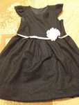 Sukienka granatowa elegancka 122 128