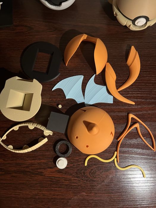 Dragonite Pokeball pokemon Druk 3D