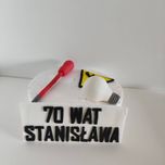 Zestaw na tort z masy cukrowej