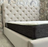 Мяке ліжко 160×200 з механізмом Кровать с мягким изголовьем