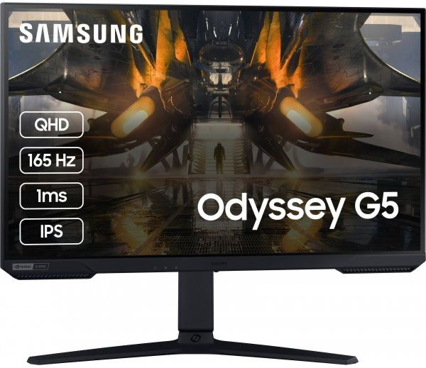 Ігровий монітор Samsung Odyssey G5A 27 дюймів 2К 165 Гц LS27AG500PIXCI