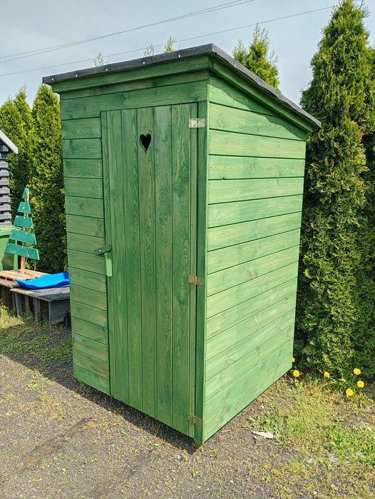 Wychodek wc toi toi drewniany transport gratis