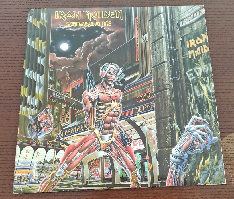 Iron Maiden SOMEWHERE IN TIME Vinil 1986