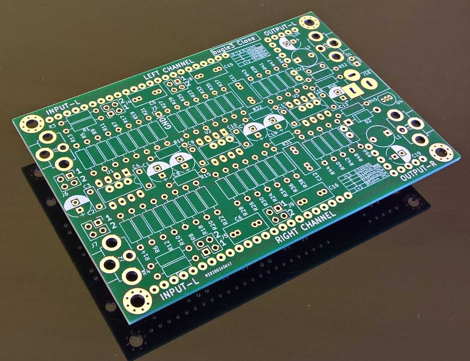 Płytka pcb - przedwzmacniacz RIAA Bugle3 klon