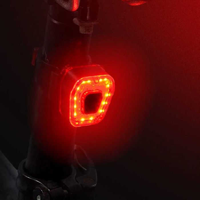 Lampka rowerowa tył tylna led światło rowerowe led 5 trybów
