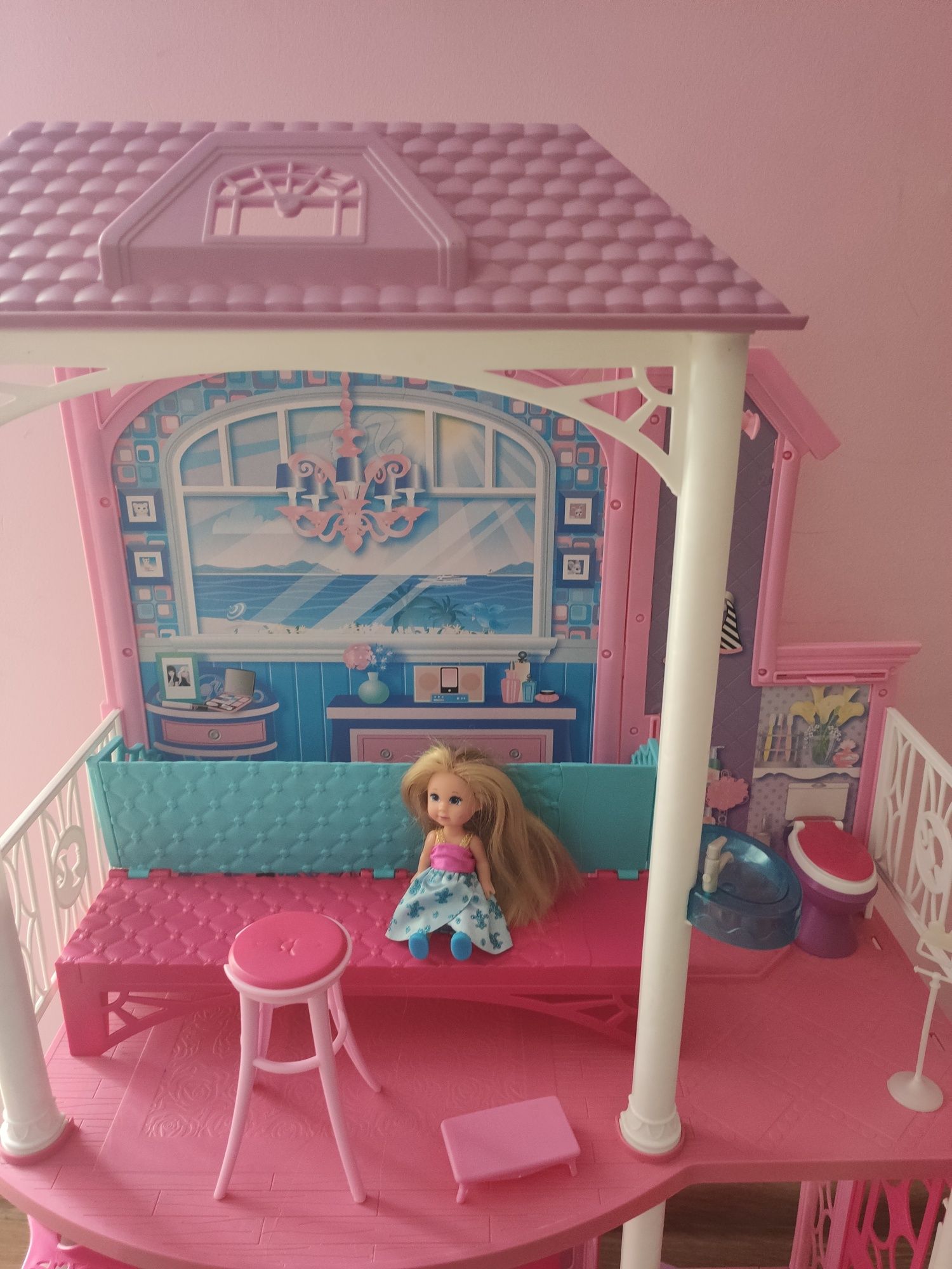 Domek dla lalek barbie