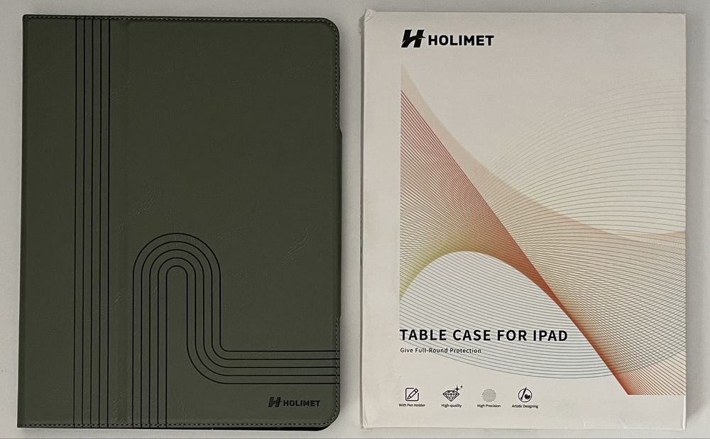 Etui HOLIMET iPad Air 11/10.9" 2025/2024/2022/2020 zielone