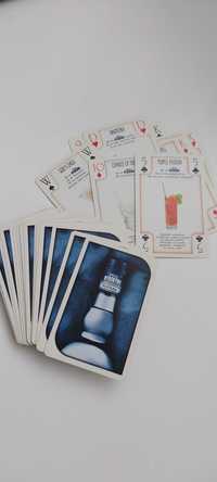 karty do gry z przepisami na drinki