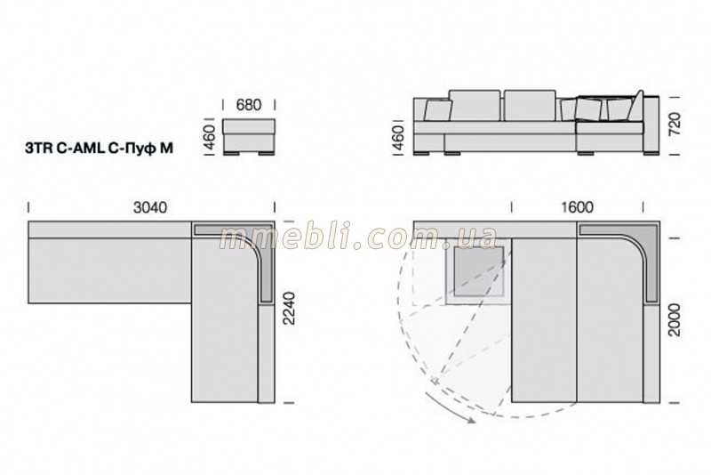 Продам кутовий диван Blest (модель Дженезі)