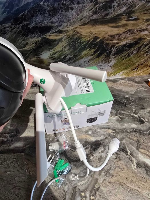 kamera ip wifi smart zewnętrzna obrotowa detekcja 5mpx zoom alarm