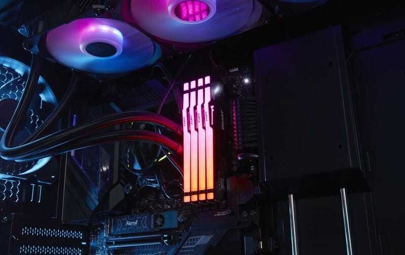 Модуль пам'яті Kingston Fury Beast DDR5 16GB 5200MHz CL40 RGB IntelXMP