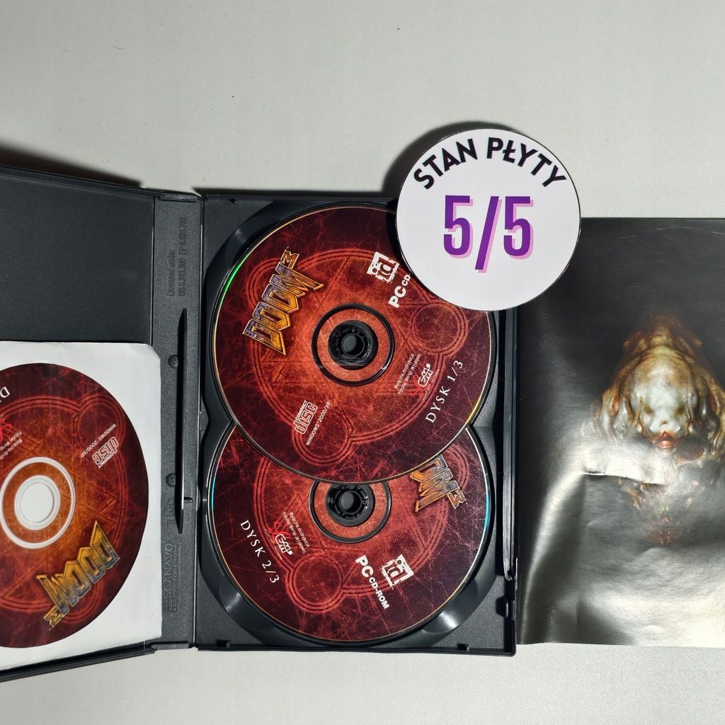 gra pc - doom 3 - wydanie pudełkowe - polskie - super stan
