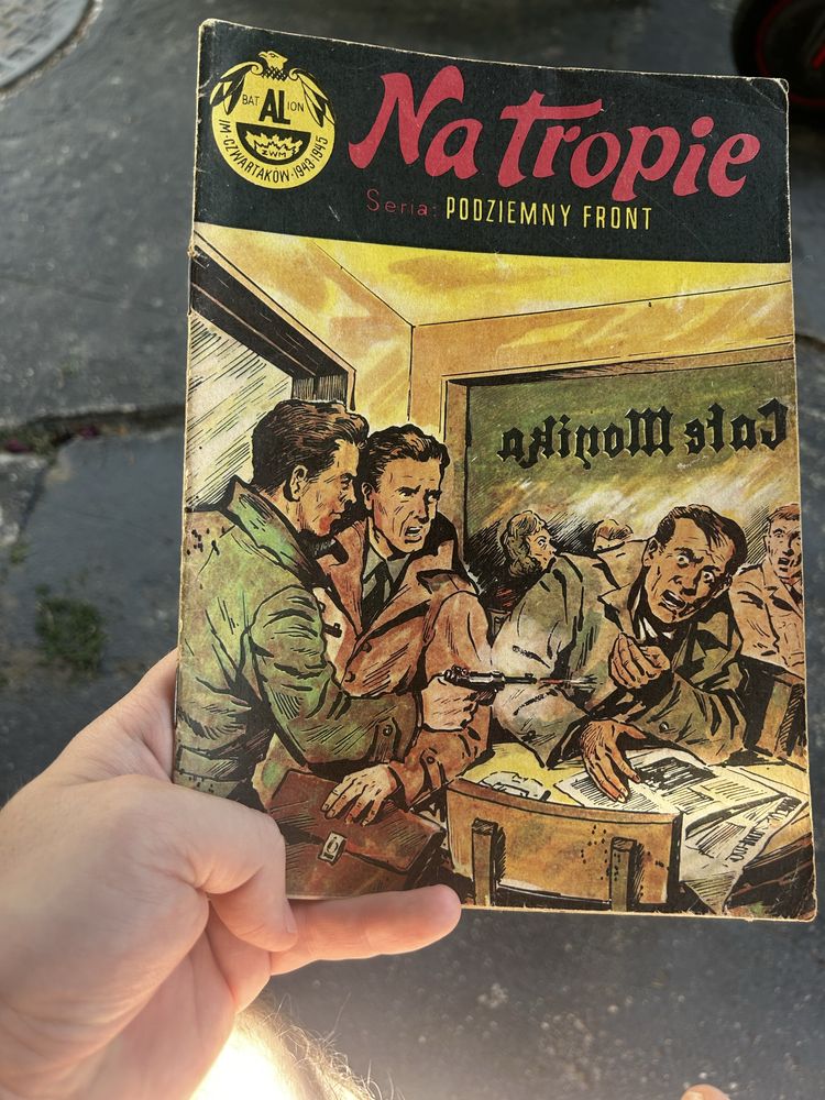 Na tropie Podziemny front komiks PRL. Wydanie I.