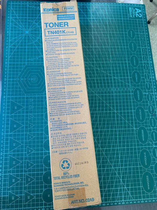 Konica Minolta TN-401K toner preto