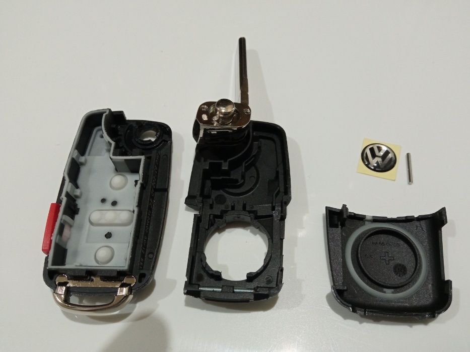 Корпус викидного ключа 3 кнопки+Panic VW Passat B7 / Jetta 6 USA