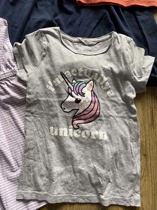 Zestaw ubranek dla dziewczynki H&M rozm 122,128 stan bdb x 12 szt