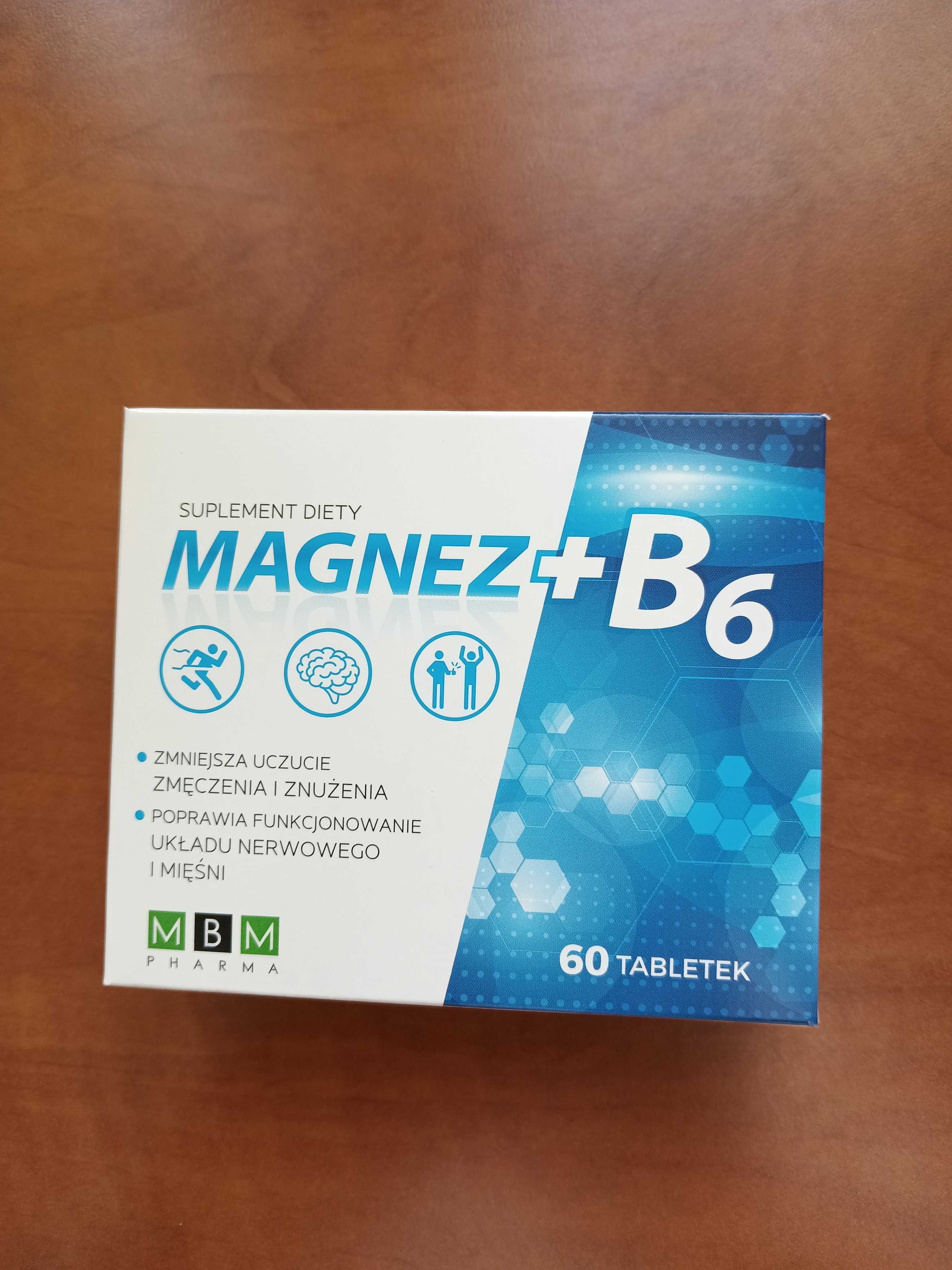 Magnez - witamina B5 60 tabletek