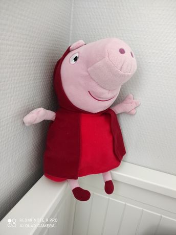 Świnka Peppa duża czerwony kapturek Peppa pig pluszak maskotka