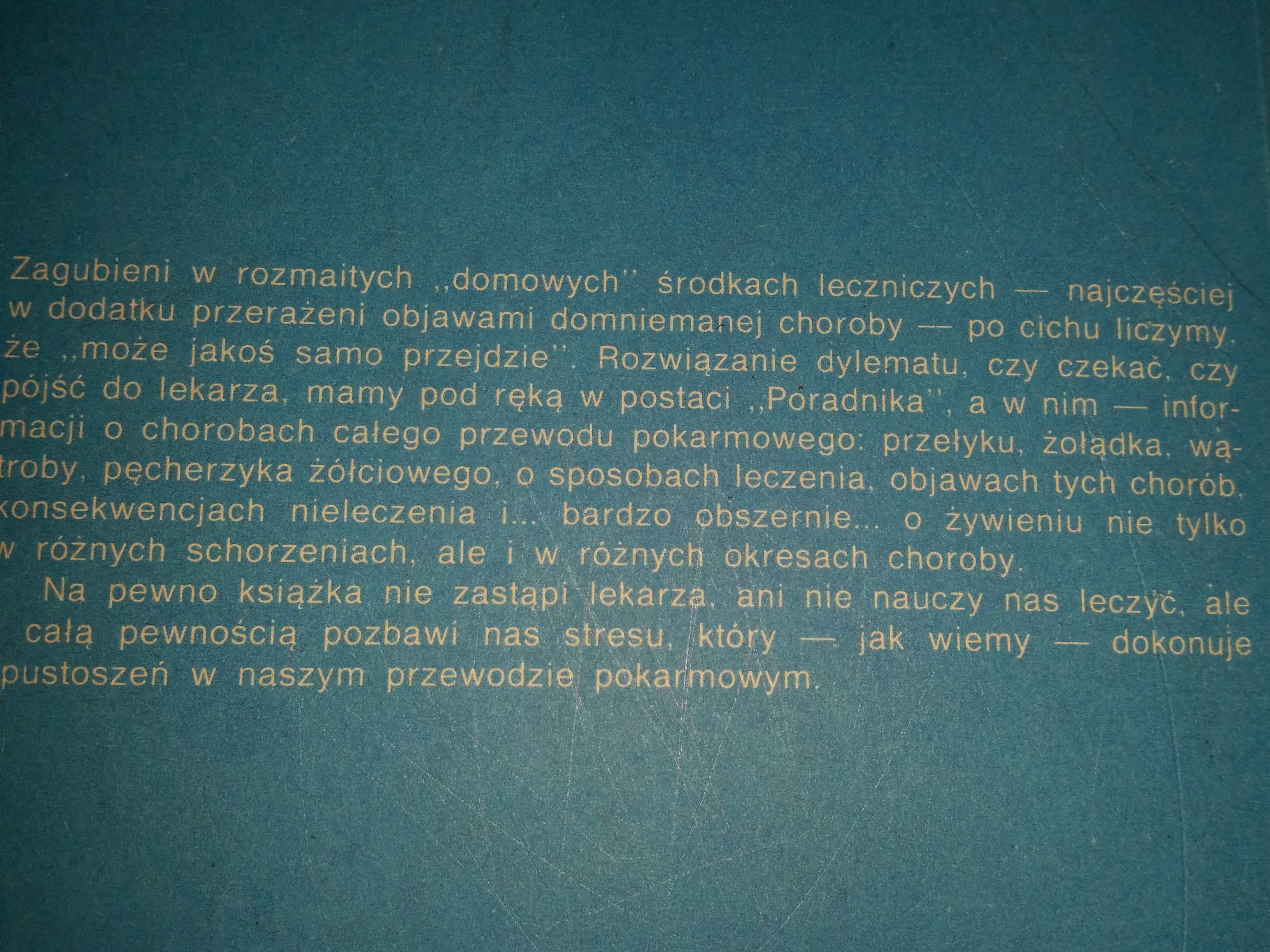 Poradnik dla chorych ze schorzeniami narządu trawienia medyczna