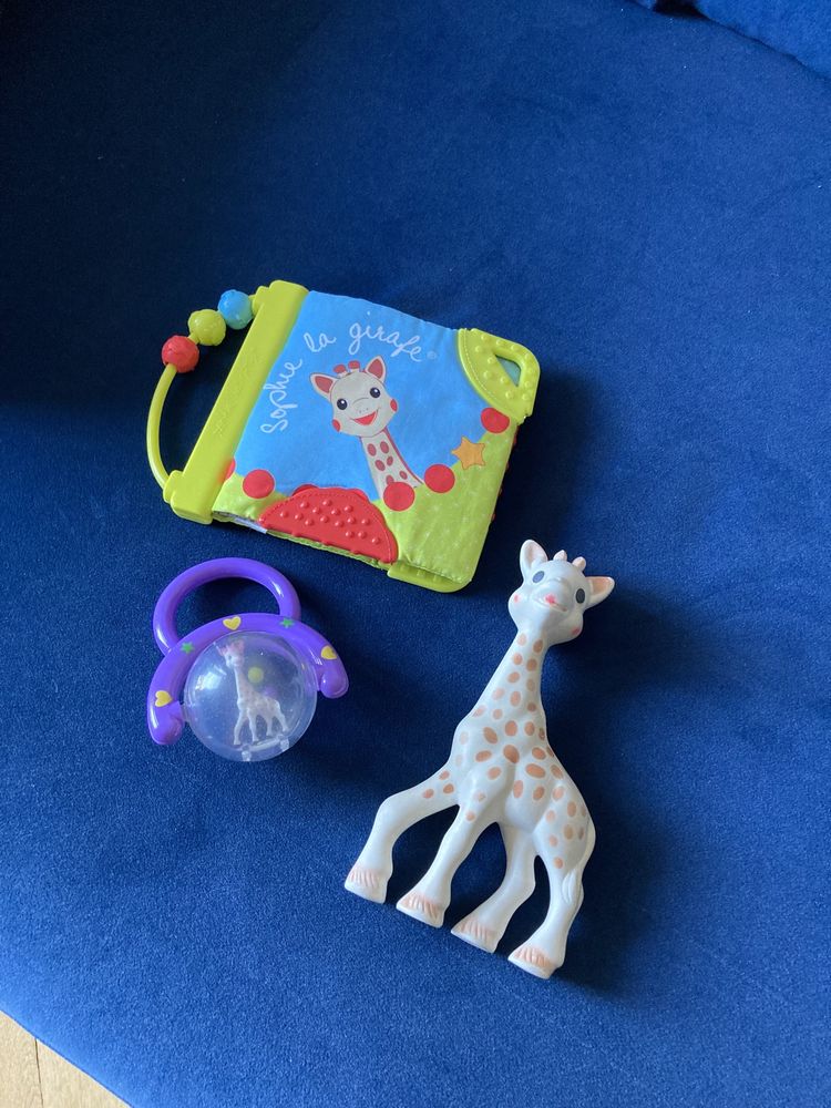 Sophie la Girafe vulli Zestaw książeczka gryzak 3w1 żyrafa Sophie