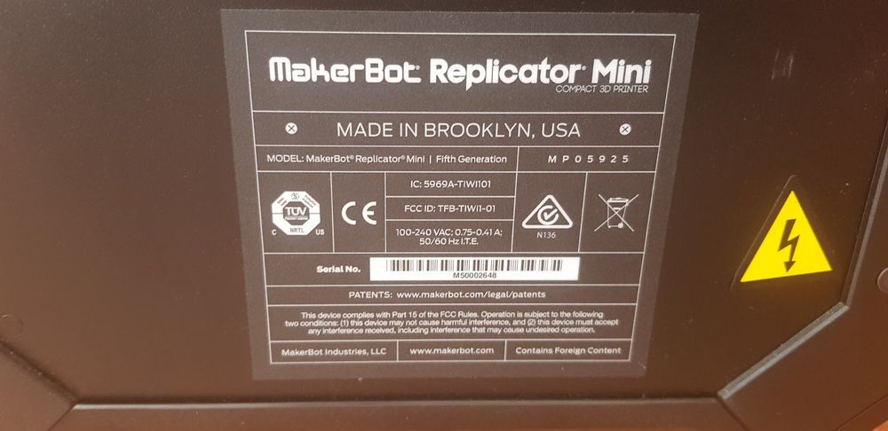 3D принтер MakerBot Replicator Mini