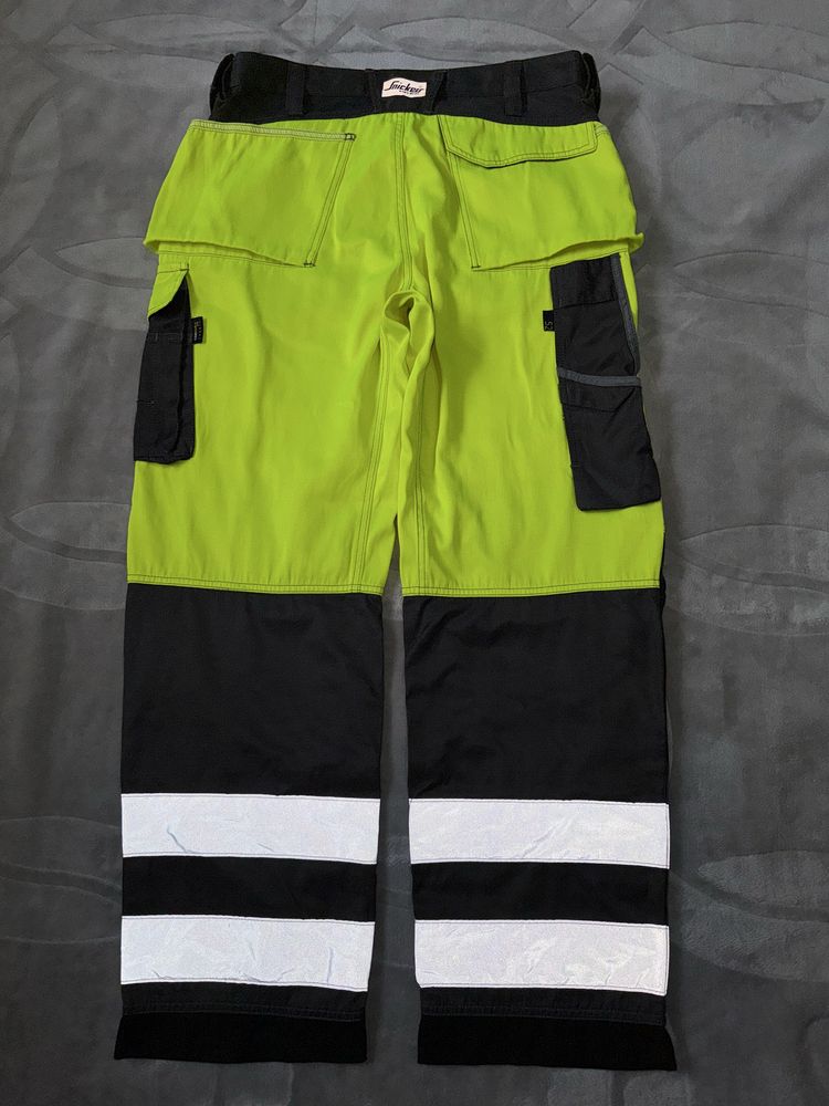 Snickers 3233 Workwear Cordura size 52 spodnie odblaskowe robocze