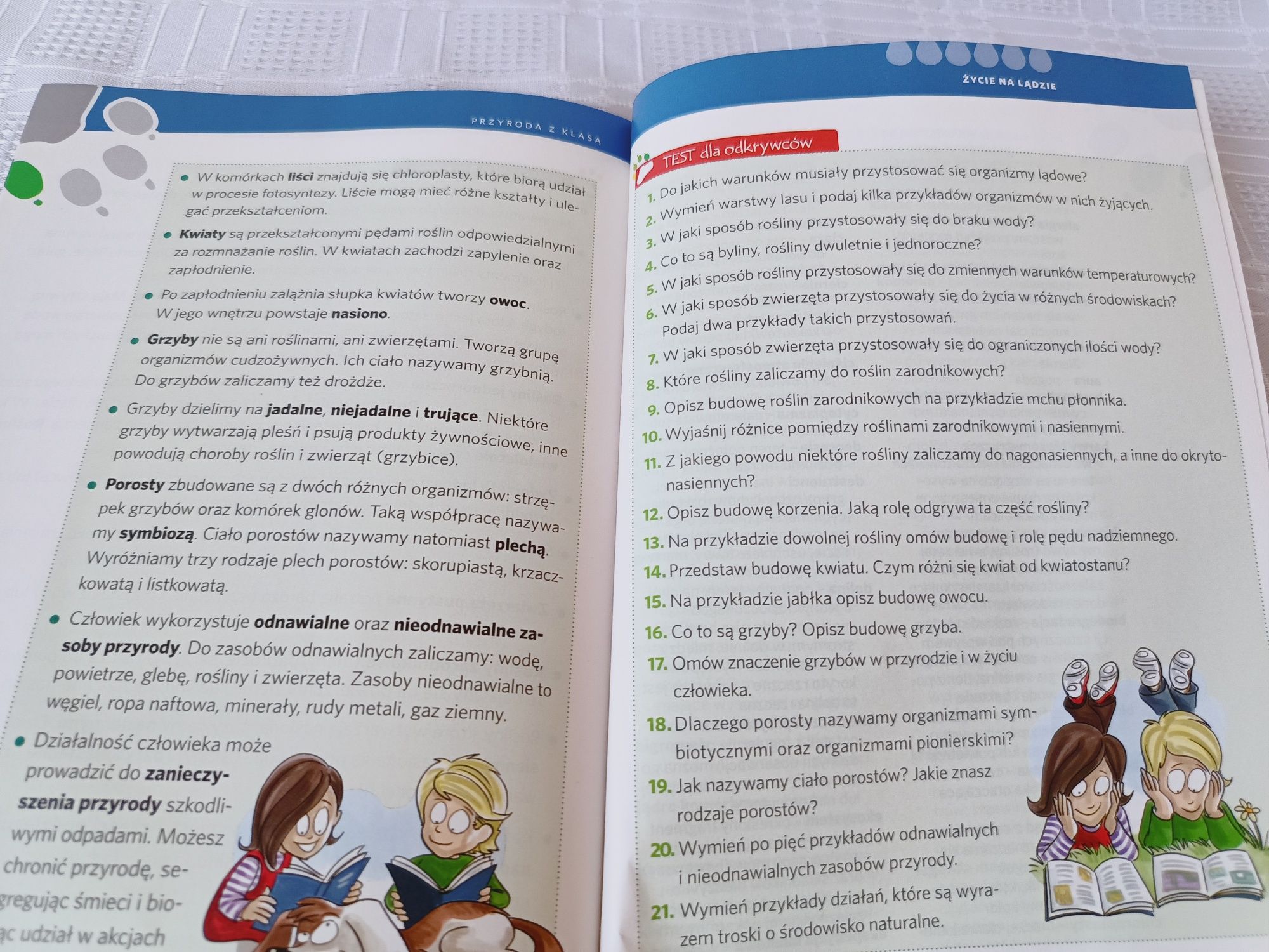 Podręcznik "Przyroda z klasą", klasa 4, szkoła podstawowa