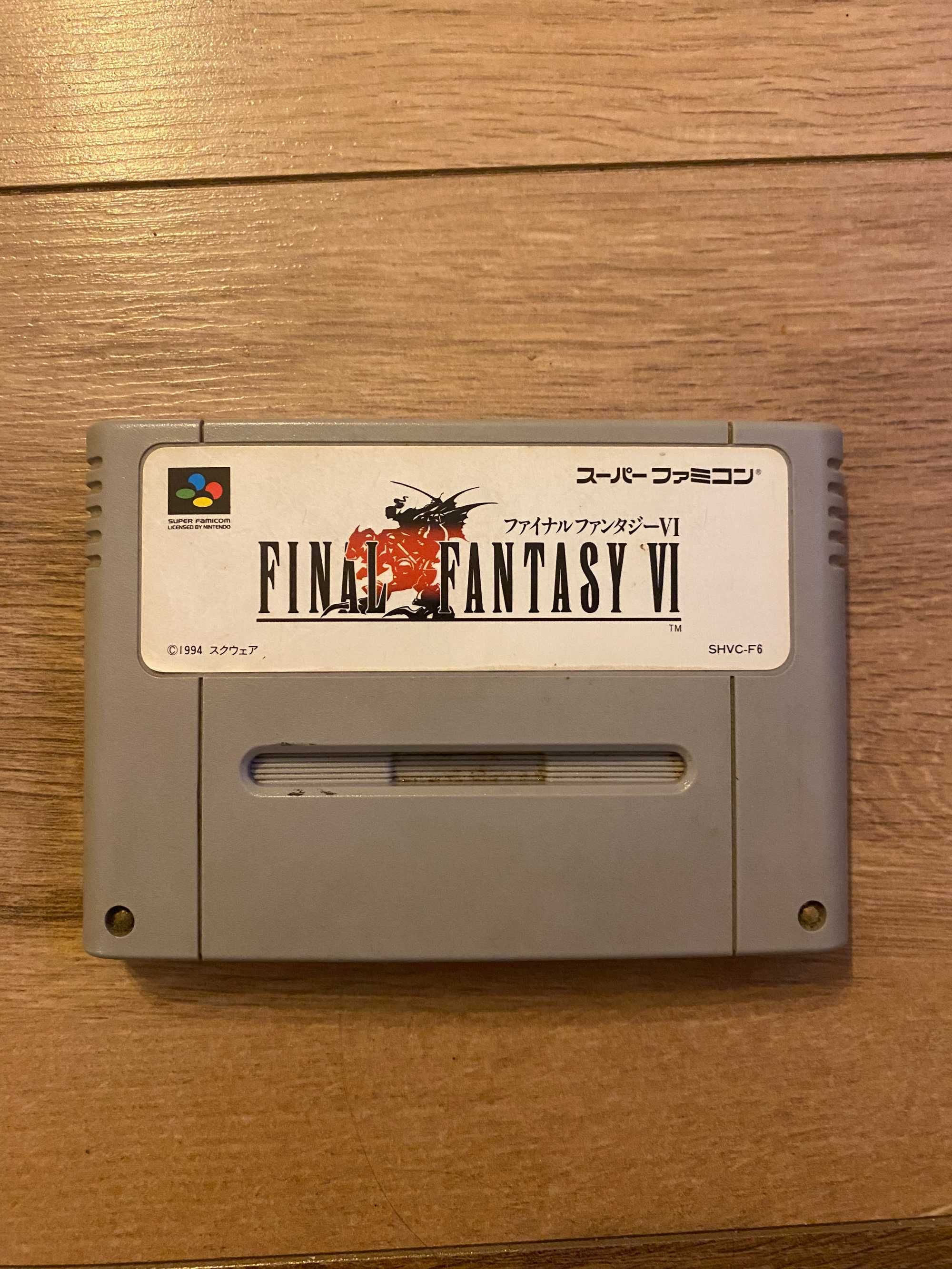 Gra retro Super Famicom – Final Fantasy VI – wersja japońska Nintendo