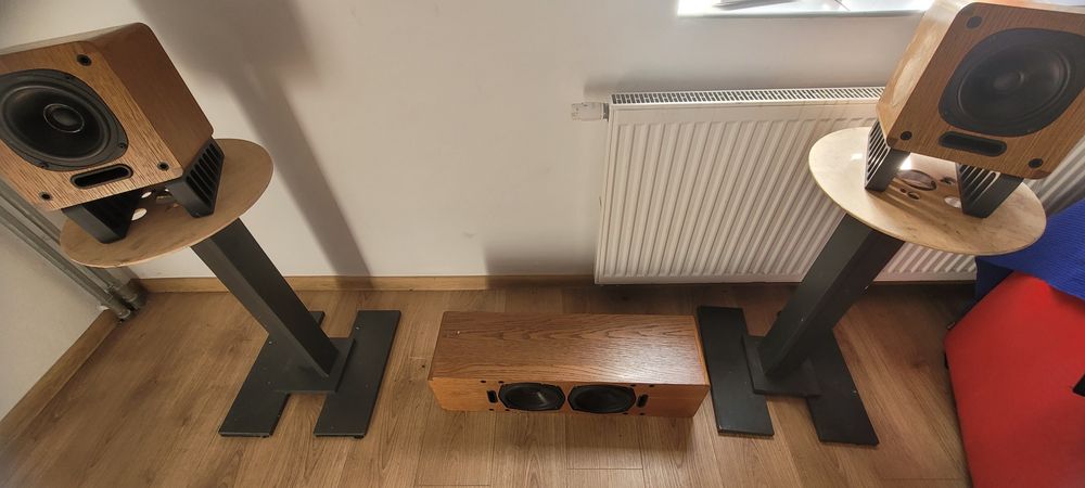 T + A, subwoofer stereo + dwie kolumny,