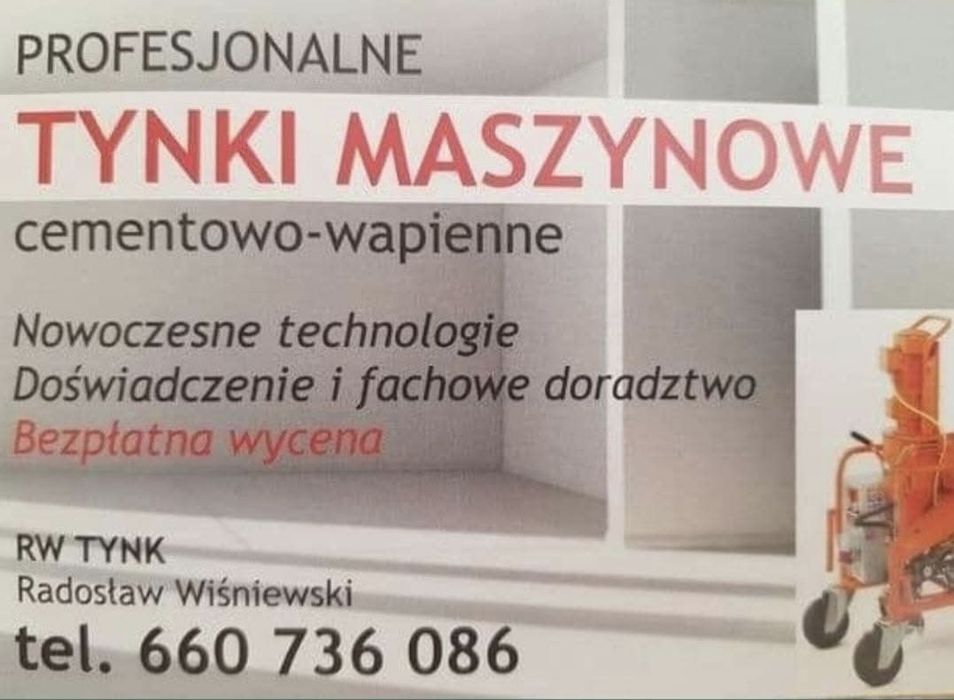 Tynki cementowo-wapienne wewnętrzne
