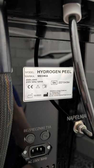 Oczyszczanie wodorowe Medika urządzenie PREMIUM Hydrogen peel