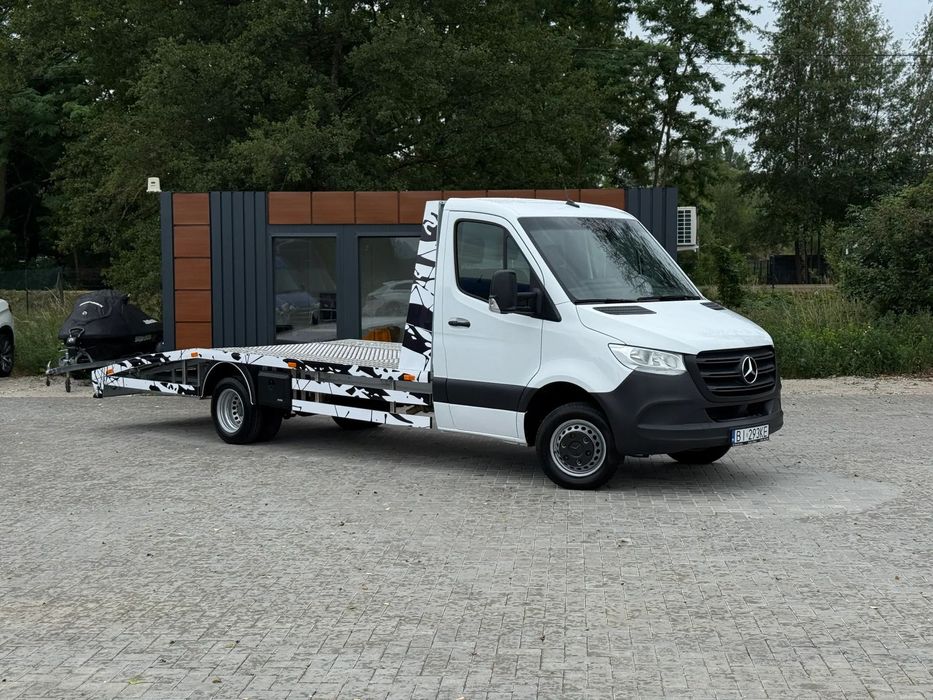 Mercedes-Benz Sprinter 516 CDI / 2019R 2.2 163KM / Autolaweta / Bliźniaki / HAK 3,5T